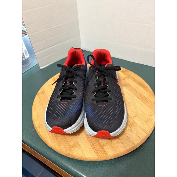 Hoka One One Other - Hoka Rincon 3 Mens Running Shoes Black Red Blue Yellow 1119395 BDGB Size 9.5 D